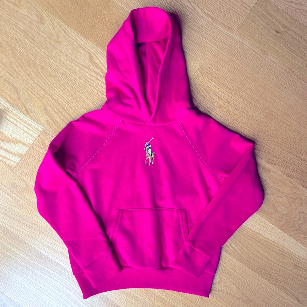 Polo Ralph Lauren 🐎 Big Pony Fleece Hoodie Sweatshirt. NEW!! - Picture 2 of 5